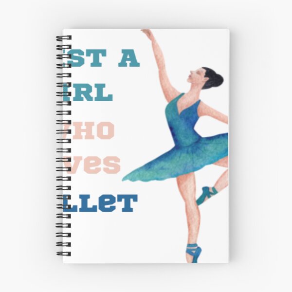 Item preview, Just A Girl Who Loves Ballet  designed and sold by BasicPrintStudio.