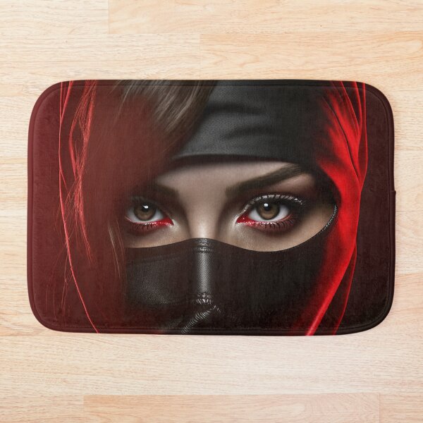 Item preview,  Modelo de mujer ninja enmascarada - Modelo de moda Mujer guerrera ninja designed and sold by MadeByRobots.