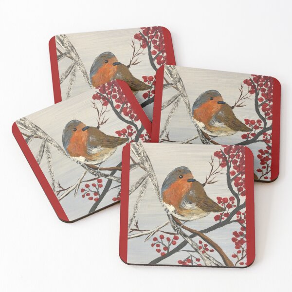Item preview, Robin and Red Berries designed and sold by Laura Crean.