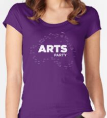 The Arts End of the World - Arts Party Women's Fitted Scoop T-Shirt