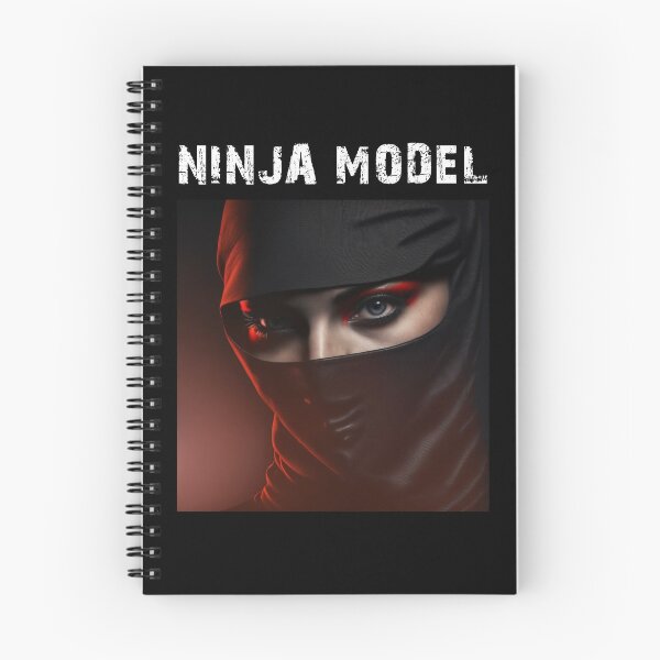 Artikelvorschau, Maskiertes weibliches Ninja-Modell – Fashion Model Ninja Woman Warrior entworfen und verkauft von MadeByRobots.