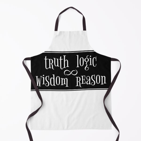 Item preview, Truth Logic Wisdom Reason Black and White designed and sold by Yiorgos Designs.