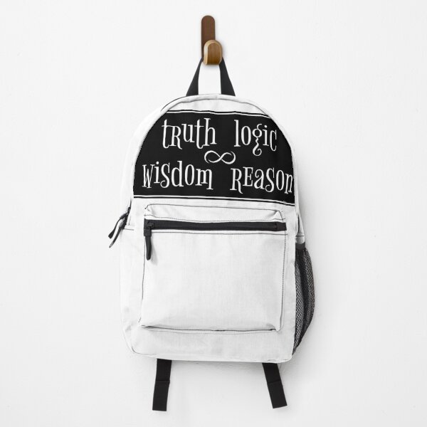 Item preview, Truth Logic Wisdom Reason Black and White designed and sold by Yiorgos Designs.