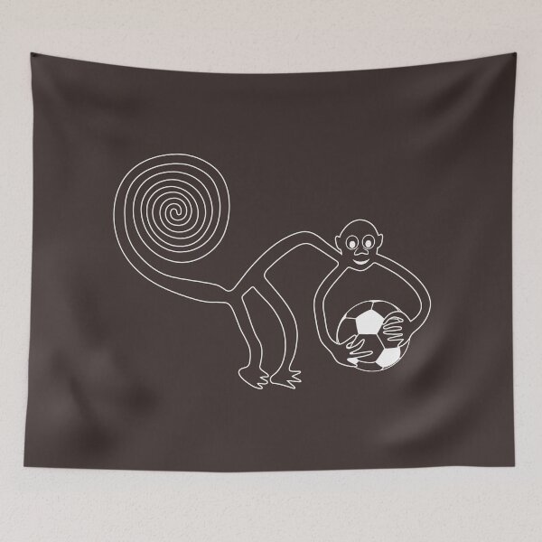 Item preview, Monkey with the football ball designed and sold by siloto.