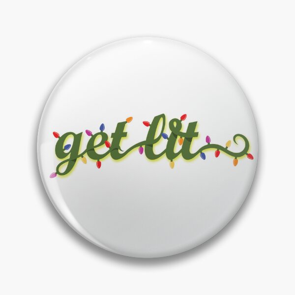 Aperçu de l'œuvre Get Lit Holiday Lights Design Saisonnier (Vert) créée et vendue par vron615.