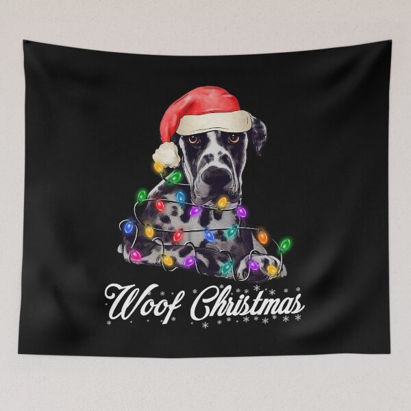 Artikelvorschau, Santa Dogge Dog Weihnachtsbeleuchtung entworfen und verkauft von Blok45.