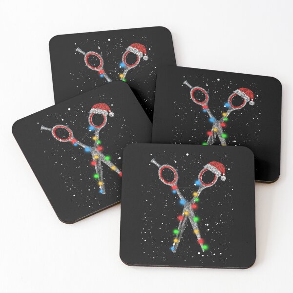 Item preview, Funny scissor hairstylist santa christmas hair stylist xmas  designed and sold by WilliamMacken.