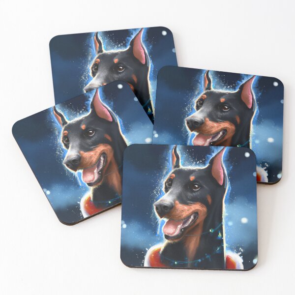 Item preview, Cute Dobermann Drawing designed and sold by WeHeartAnimals.