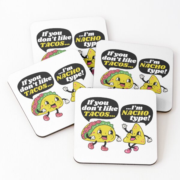 Item preview, If You Don't Like Tacos I'm Nacho Type Vintage Cartoon designed and sold by DetourShirts.