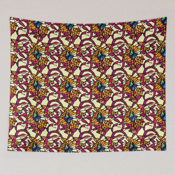 Item preview, A colorful and seamless, tiling organic, pastel pattern designed and sold by Langemark Pens.