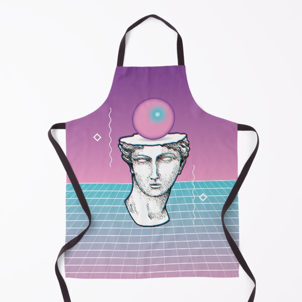 Item preview, Vaporwave Retro Statue Drawing  designed and sold by MielOntwerpt.