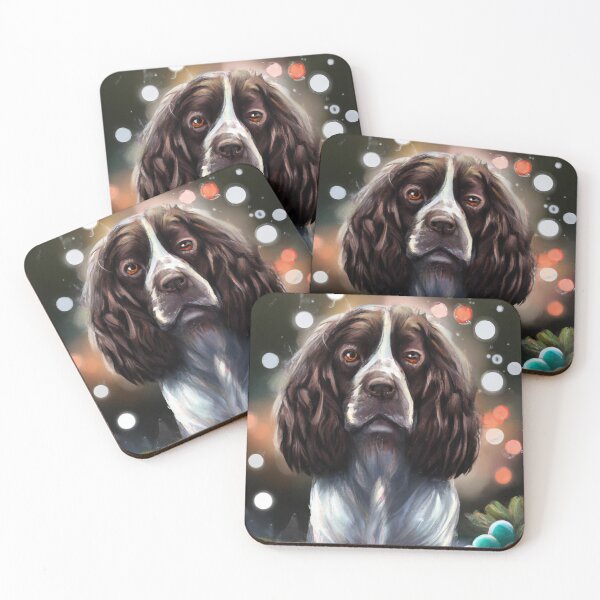 Item preview, Cute English Springer Spaniel Drawing designed and sold by WeHeartAnimals.