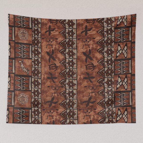 Item preview, Vintage Hawaiian Tapa Traditional Mulberry designed and sold by J Marielle Designs.