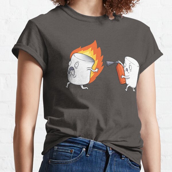 Item preview, marshmallows at a picnic  designed and sold by ComicadaArt.