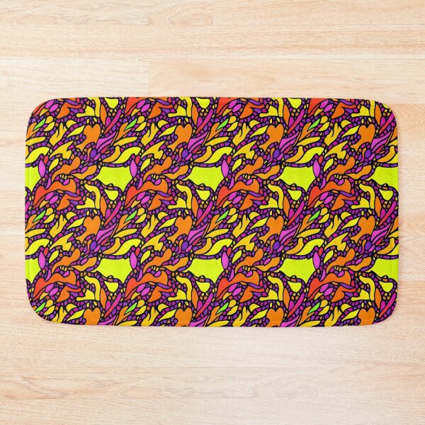 Item preview, A colorful and seamless, tiling organic, vivid pattern designed and sold by Langemark Pens.