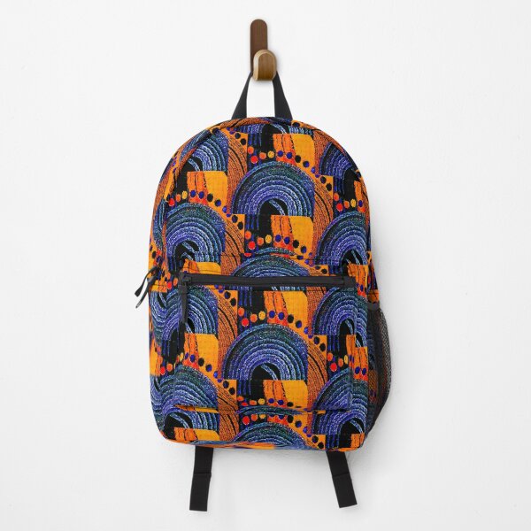 Item preview, Concentric Contrast Blue & Orange designed and sold by Sarah Kurdila.