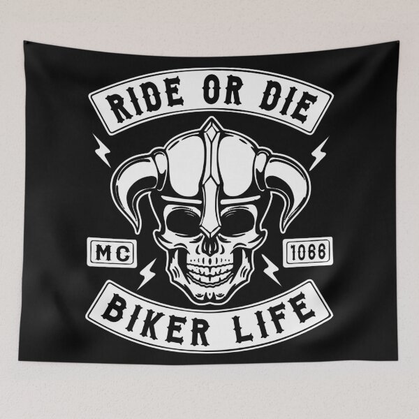 Item preview, BIKER - RIDE OR DIE designed and sold by ShirtWreck.
