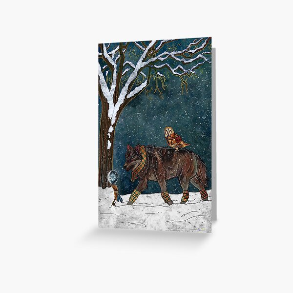 Winter Journey Greeting Card