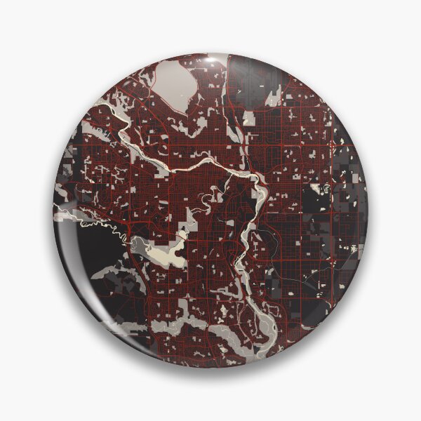 Item preview, Calgary City Map of Alberta, Canada - Vector designed and sold by deMAP.