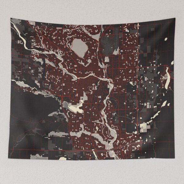 Item preview, Calgary City Map of Alberta, Canada - Vector designed and sold by deMAP.