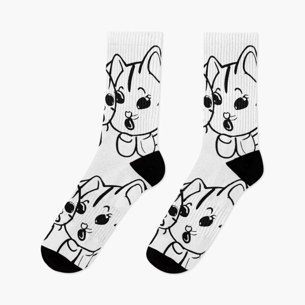 Item preview, Cute Funny Cat Pictures with Two Cat Cartoon Drawings designed and sold by FunnyCatsFam.