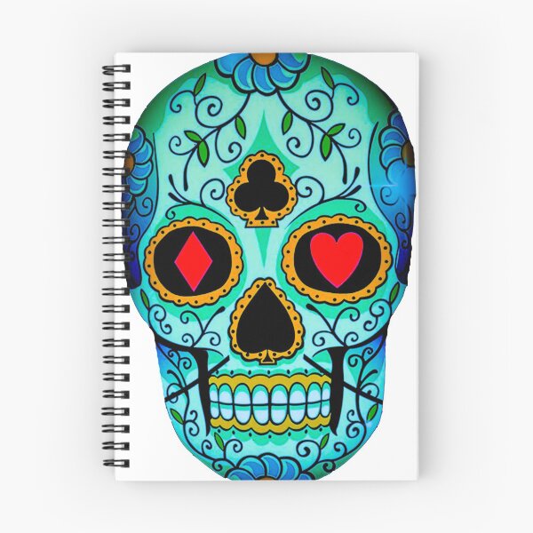 Item preview, Colorful Halloween skull designed and sold by Dalyndigital Photography.