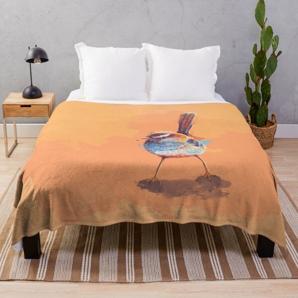Item preview, Lost in Melody - Cute Cactus Wren designed and sold by Flo Art Studio.