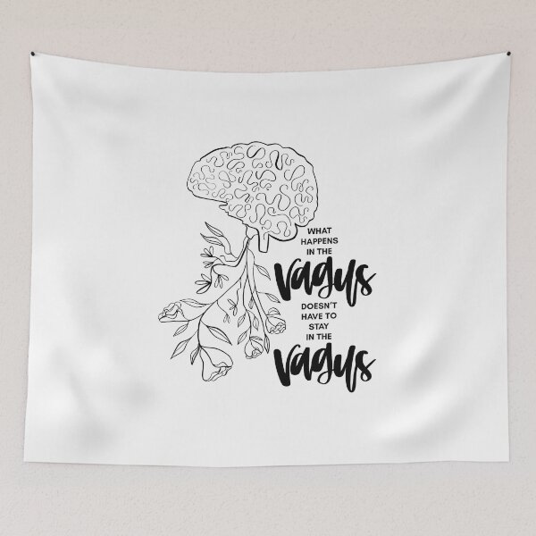 Item preview, What Happens in the Vagus designed and sold by TheUnwellMother.
