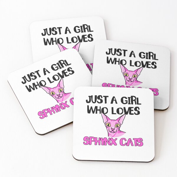 Item preview, Just A Girl Who Loves Sphynx Cats - funny sphynx cat gift for girl designed and sold by yssnyd.