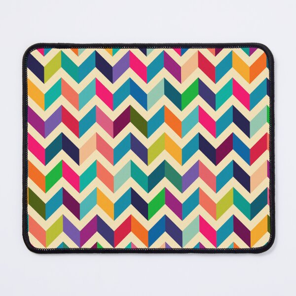 Item preview, Retro Zig Zag Colorful Pattern designed and sold by PatternMama.