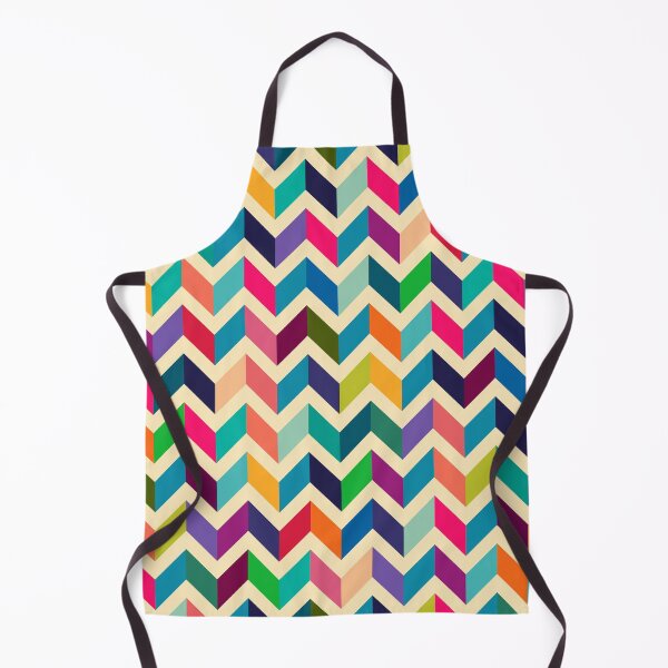 Item preview, Retro Zig Zag Colorful Pattern designed and sold by PatternMama.