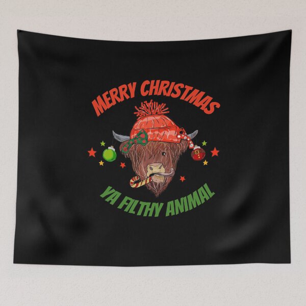 Item preview, Merry Christmas Ya Filthy Animal designed and sold by Davestre.