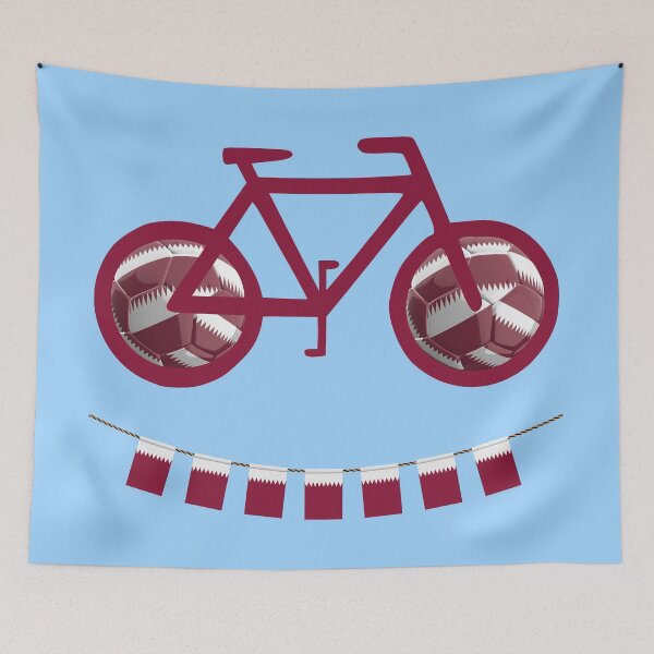 Item preview, Bicycle Qatar Football World Club - Smiling designed and sold by LTM-tee.