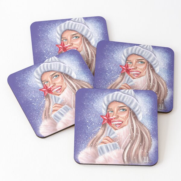 Item preview, Xmas lady with lollipop  designed and sold by Moniartprints.