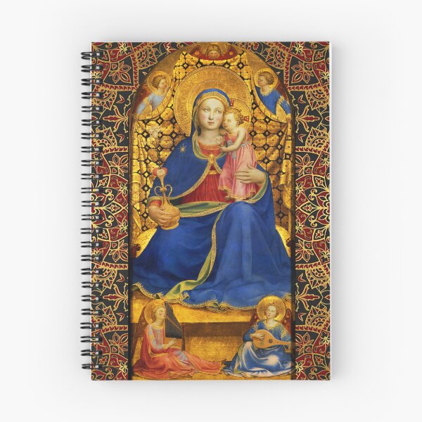 Aperçu de l'œuvre VIERGE DE L'HUMILITÉ Vierge à l'Enfant et aux Anges créée et vendue par BulganLumini.
