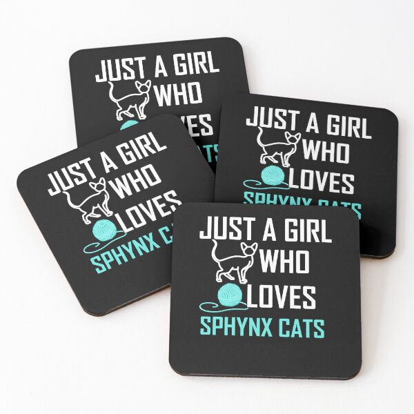 Item preview, Just A Girl Who Loves Sphynx Cats - sphynx cat lover birthday gift designed and sold by yssnyd.