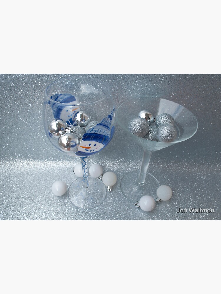 Thumbnail 3 of 3, Sticker, Christmas 2017 Wine or Martinis designed and sold by Jdubphotog.