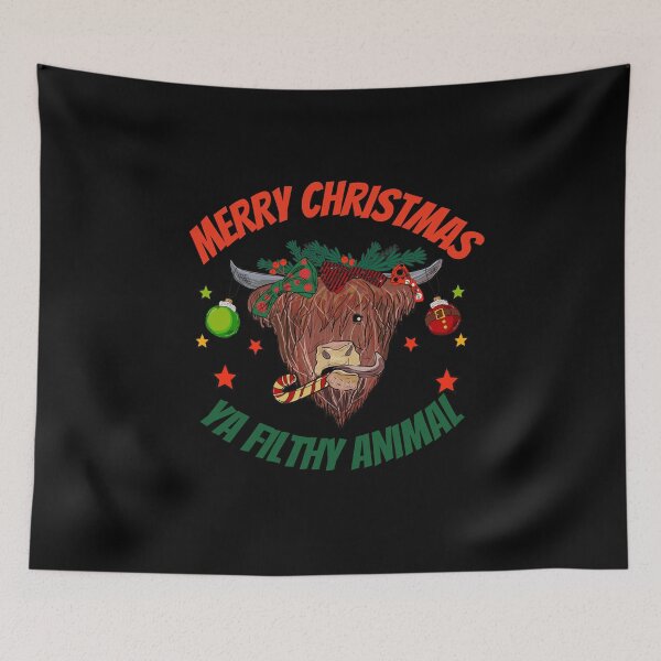 Item preview, Merry Christmas Ya Filthy Animal designed and sold by Davestre.
