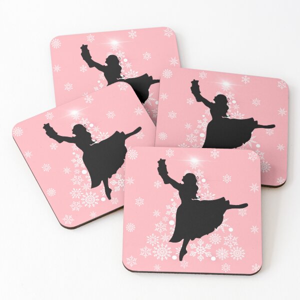 Item preview, The Nutcracker Ballet, Clara and Christmas Tree Christmas Holiday Dance-Pink designed and sold by Kate Hyunsu Cho.