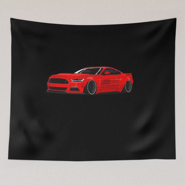 Item preview, Patriotic American Flag V8 Muscle Car Pony Mustang designed and sold by AutoDesignWerks.