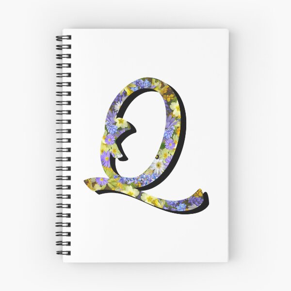 Artikelvorschau, Monogramm-Skript-Anfangsblumenvariante des Buchstaben Q entworfen und verkauft von quirkycounselor.