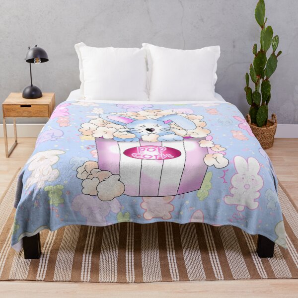 Item preview, popcorn blue bunny designed and sold by BeingNow.