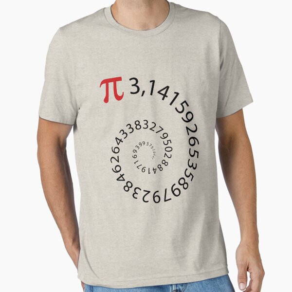 Pi, π, Pi day, spiral, Science, Mathematics, Math, Irrational Number, Sequence Essential T-Shirt