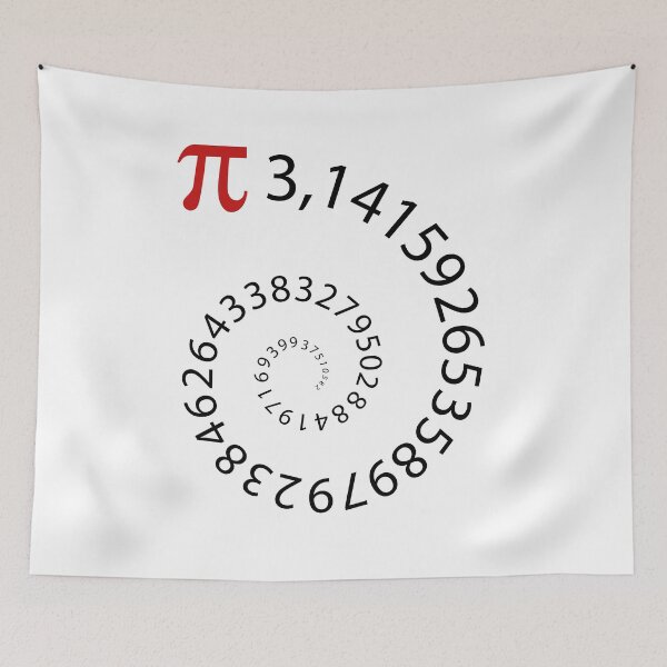 Item preview, Pi, π, Pi day, spiral, Science, Mathematics, Math, Irrational Number, Sequence designed and sold by Easy-Logo.