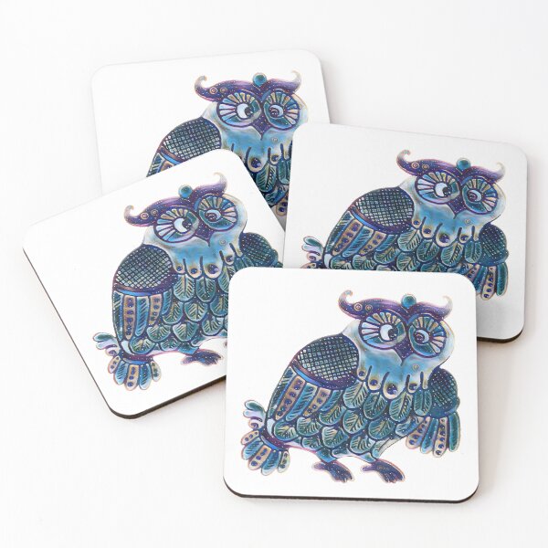 Item preview, Blue owl designed and sold by Gogodzy.