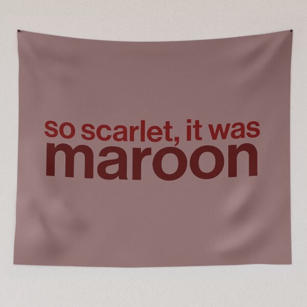 Item preview, so scarlet, it was maroon designed and sold by Ib1029.