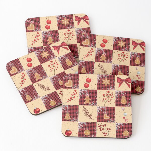 Item preview, patchwork, christmas patchwork,christmas seamless pattern,christmas patchwork pattern,christmas theme designed and sold by cutedream.