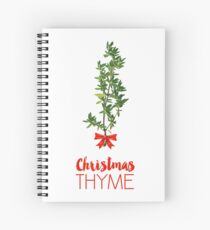 Christmas Thyme Spiral Notebook