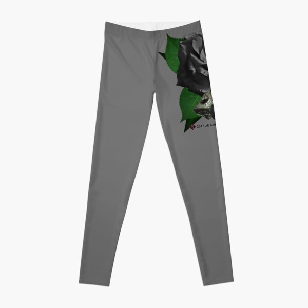 Black Spinel Rose Collection Leggings