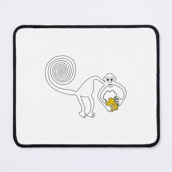 Item preview, Monkey with beer and beer belly designed and sold by siloto.